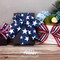 Patriotic Wired Ribbon, Royal Blue with White Stars Ribbon, 2-1/2 Inch x 10 Yard 4th of July Ribbon for Wreaths,Crafts,Big Bows,Gift Wrapping,Outdoor Decoration
